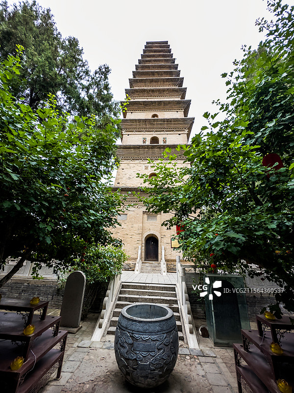 山西省永济市普救寺景观图片素材