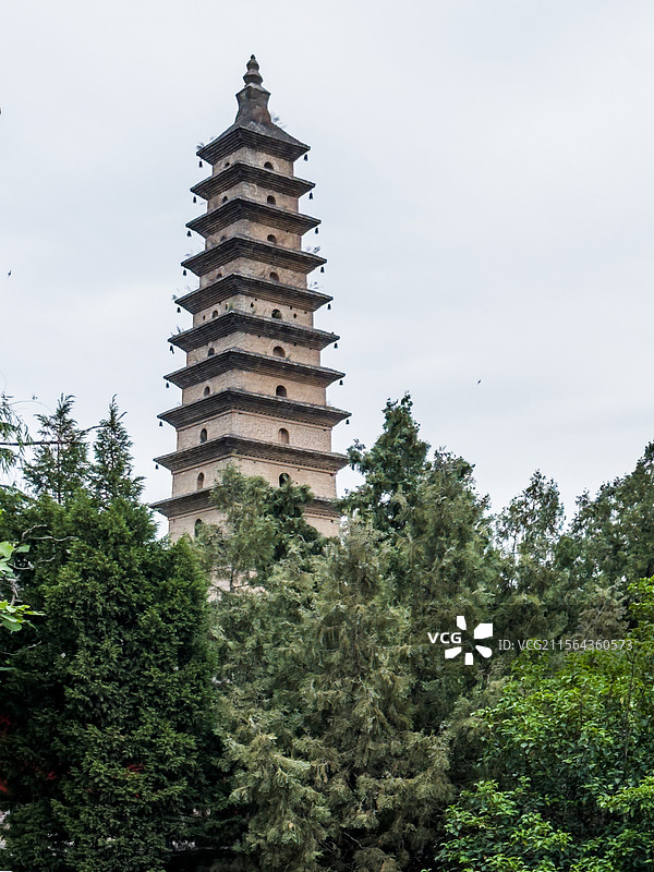 山西省永济市普救寺景观图片素材