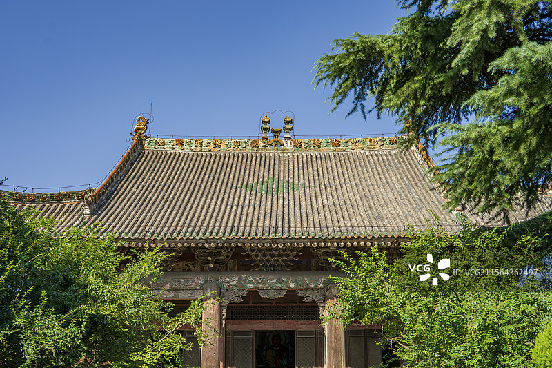 陕西韩城法王庙-寝殿图片素材