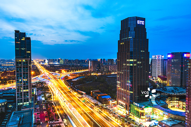 长春城市CBD图片素材