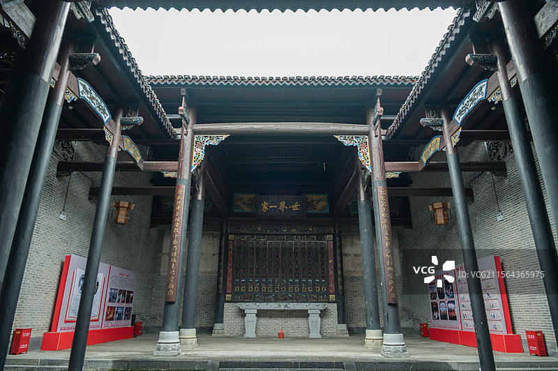 汝城县卢阳镇汝城古祠堂群朱氏总祠图片素材