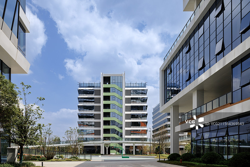 四川成都新川片区 5G互联科创园 新加坡创新中心二期图片素材