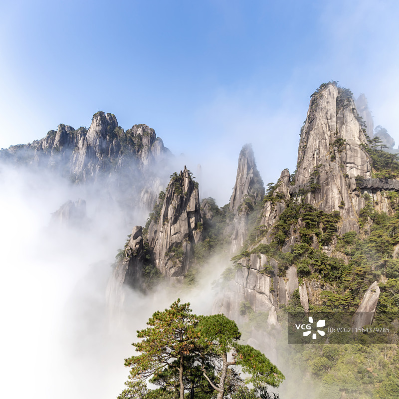 江西上饶三清山风光图片素材