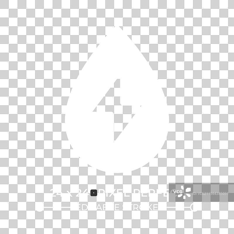 水力发电图标，黑色背景下的独立图形图片素材