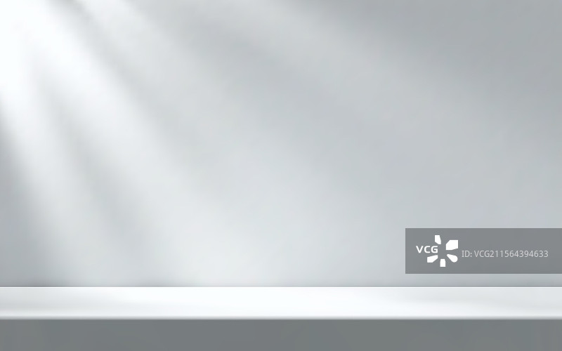 阳光照射下的空白房间图片素材