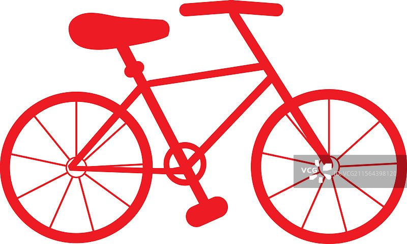 红色自行车 文件 eps图片素材