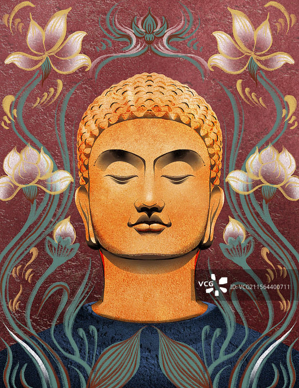 北齐佛像图片素材