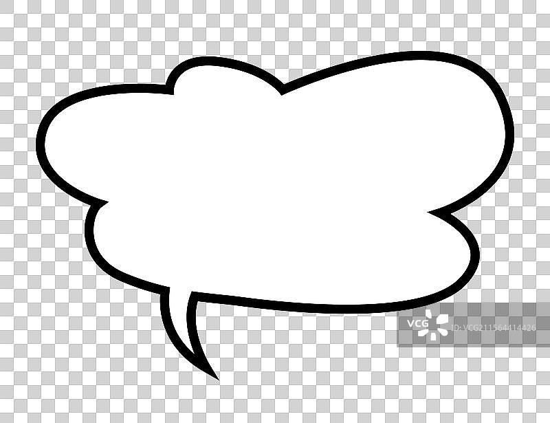 漫画书对话框，适合任何设计使用图片素材