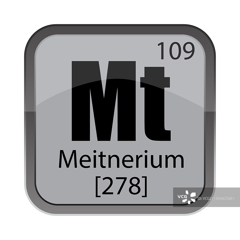 梅特尼乌姆 278 109 一百零九 mt 符号图片素材