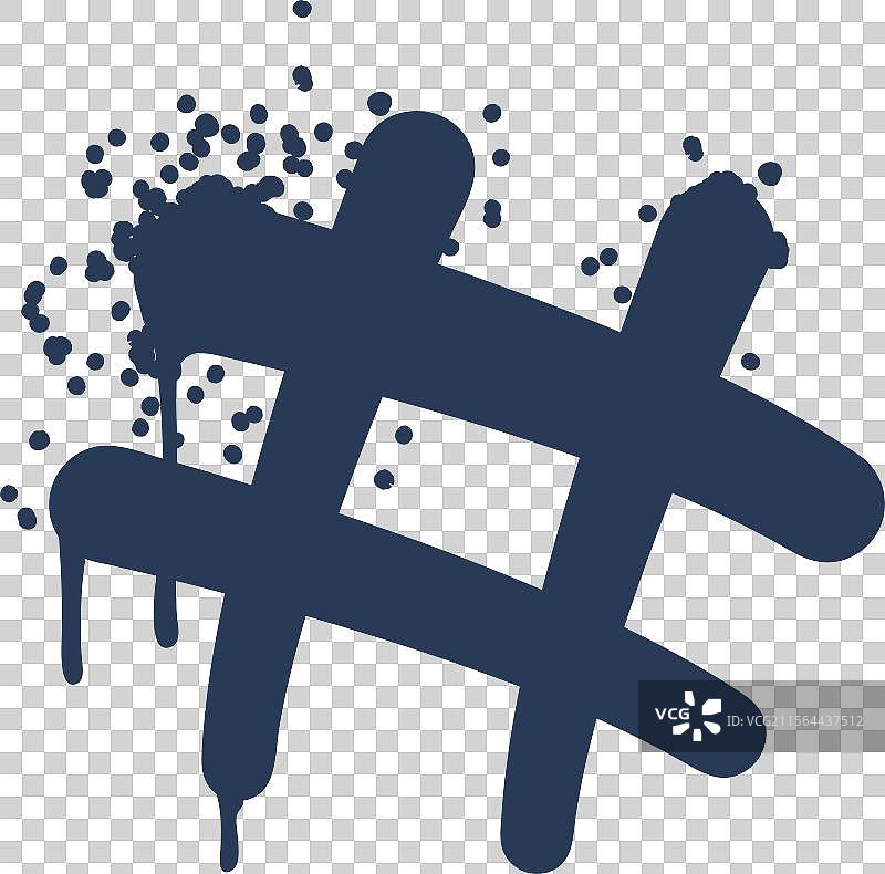 涂鸦喷雾标签图片素材