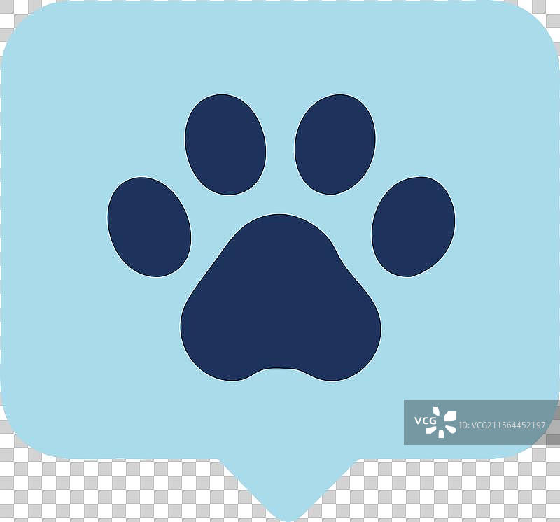 宠物领养爪子演讲图标图片素材