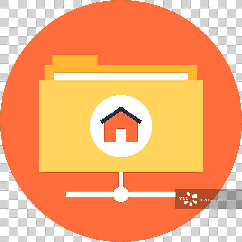 扁平化网页托管图标图片素材