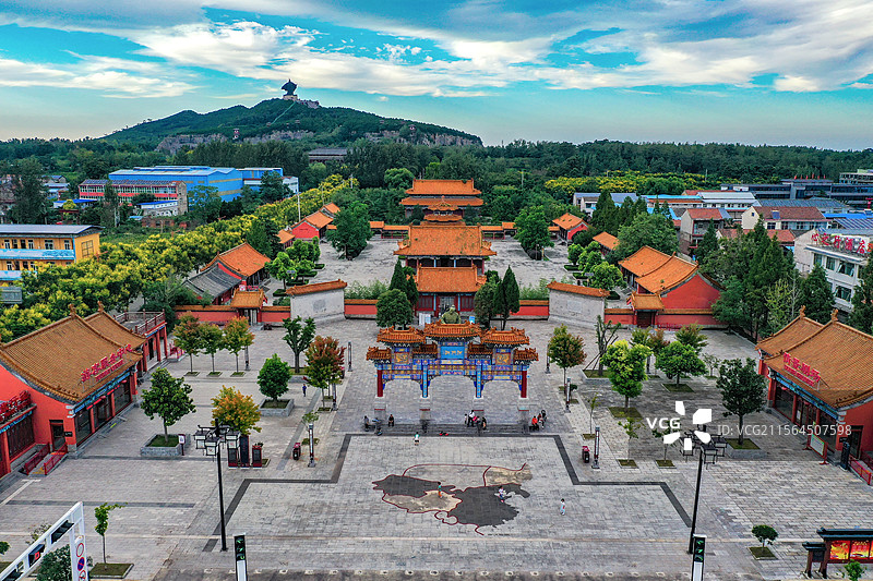 汉高祖斩蛇园+河南省商丘市永城市芒砀山旅游区图片素材