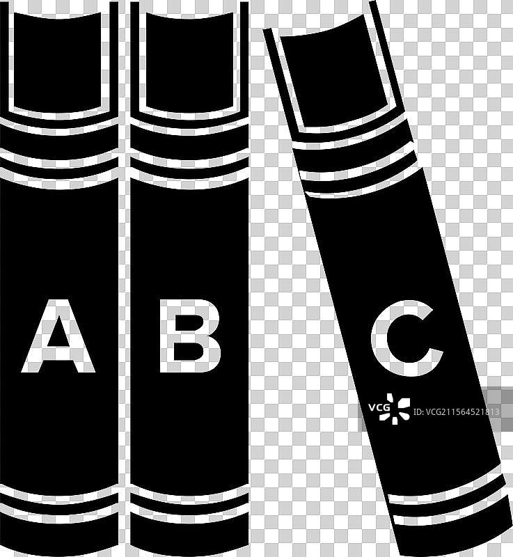 书籍阅读扁平化网页图标概念图片素材