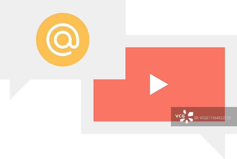 数字营销扁平化网页图标概念图片素材