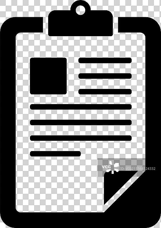 文档扁平化网页图标概念图片素材