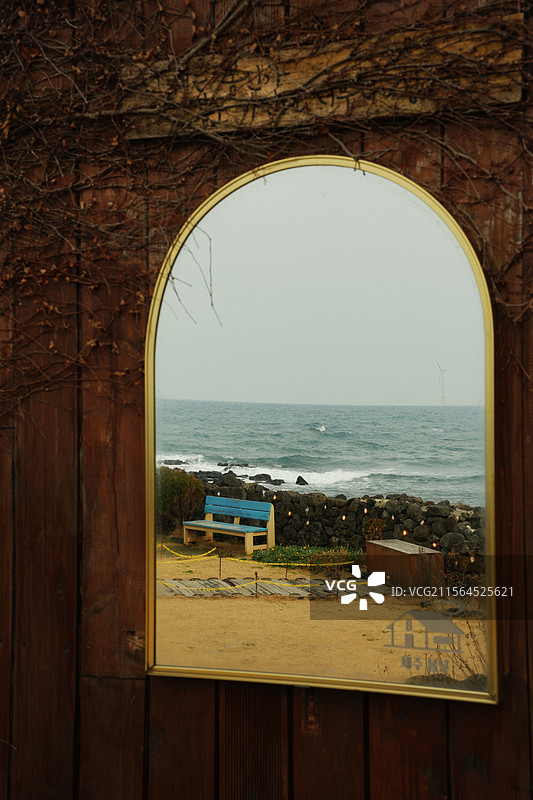 济州岛之镜中海图片素材