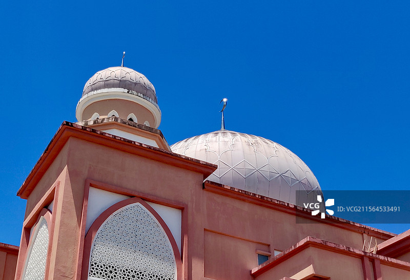 马来西亚-沙巴清真寺图片素材