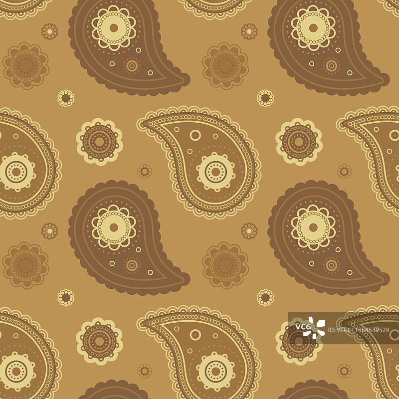 时尚的手绘海娜季节性生态波西米亚风格插图图片素材