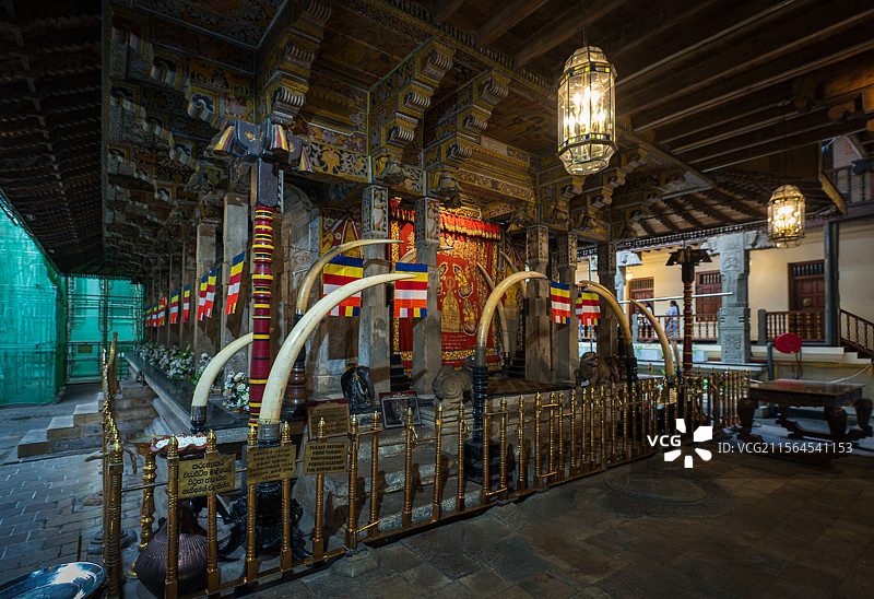 斯里兰卡佛牙寺图片素材