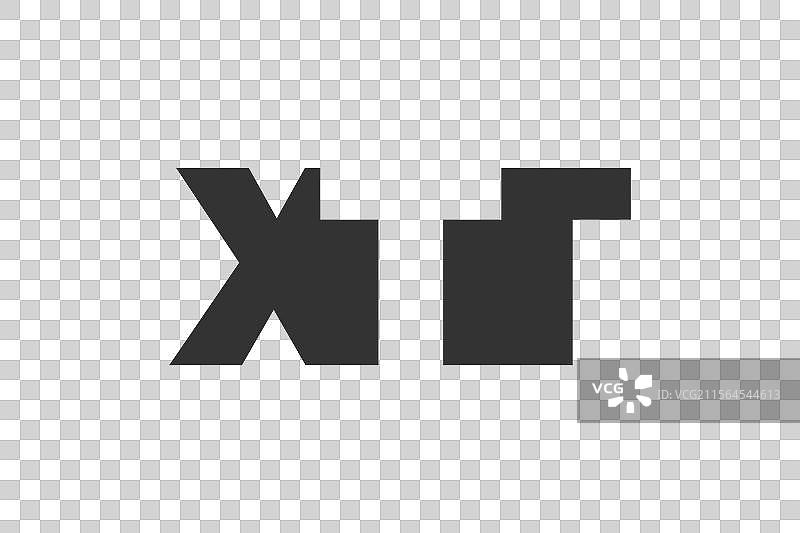 xtt标志设计，字母x、t、t，粗体字型图片素材