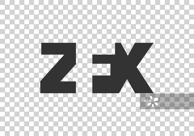 ZFX标志设计，字母ZFX，粗体字型图片素材