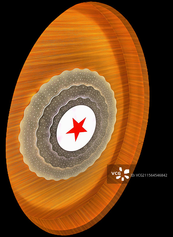 木纹与星空的完美搭配图片素材