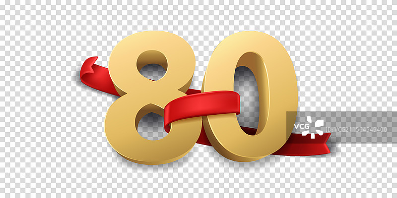 80周年纪念背景图片素材