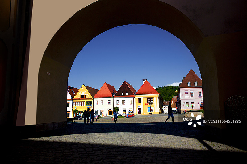 斯洛伐克的哥特城——巴尔代约夫图片素材