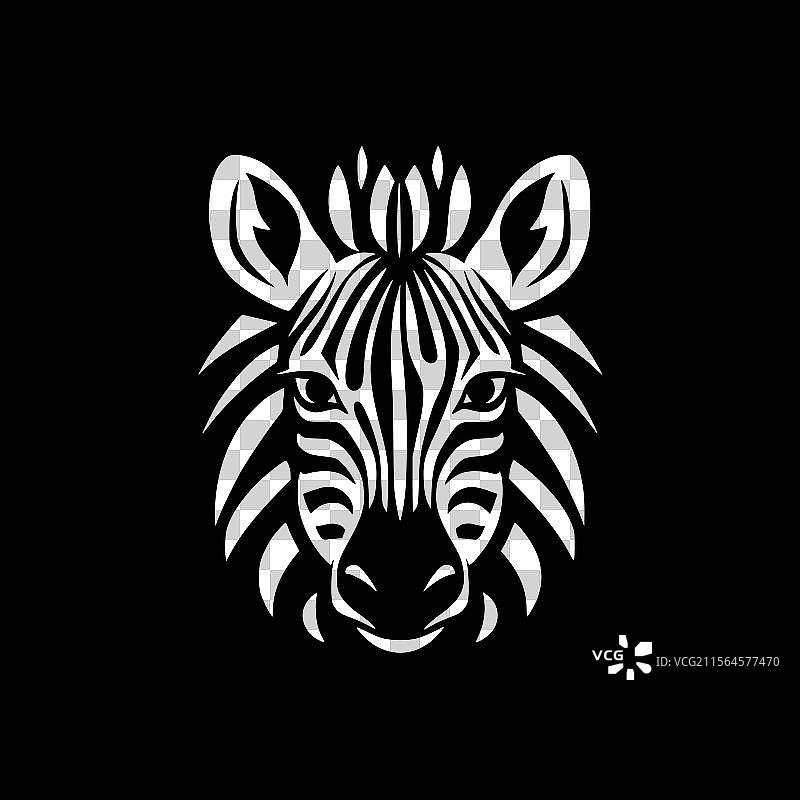 小马驹 - 极简和简单的轮廓图片素材