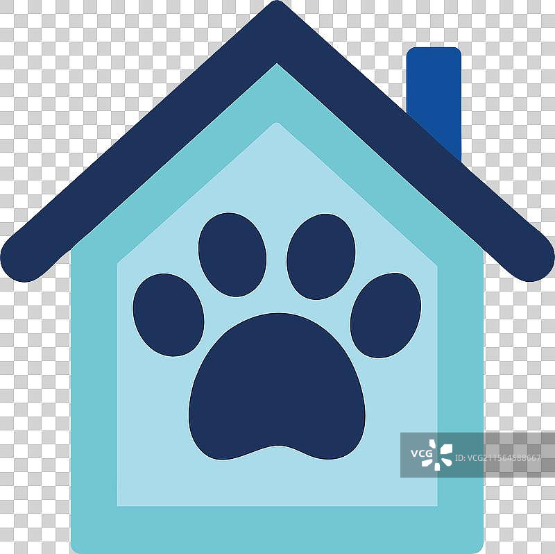 宠物领养之家图标图片素材