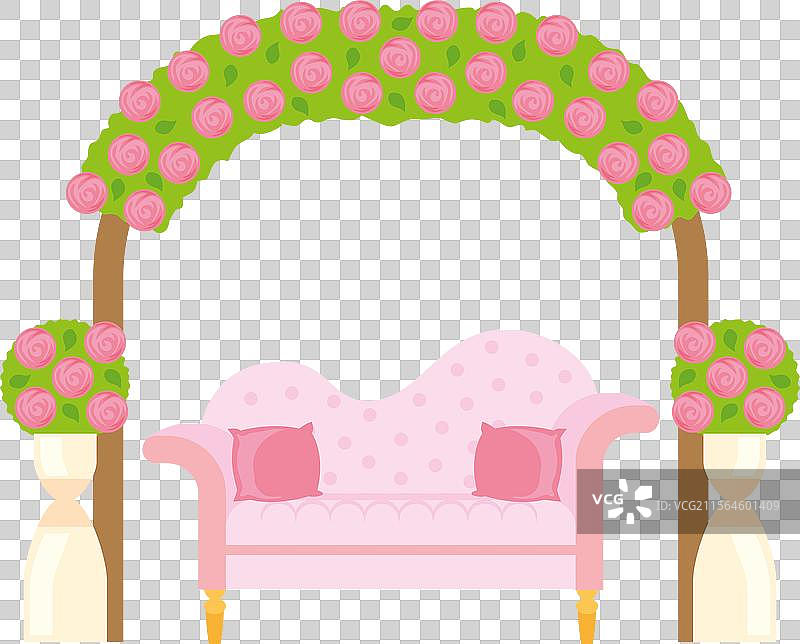 婚礼舞台花卉帐篷图片素材