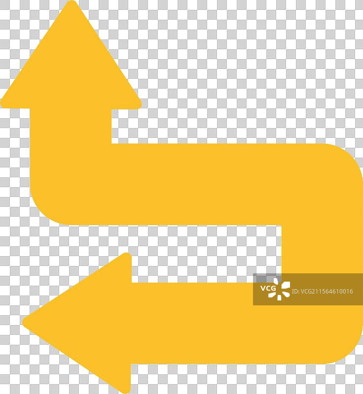 直角双向箭头图标图片素材