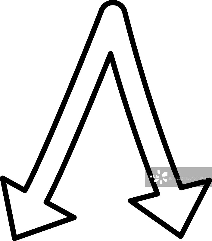 双头箭头角度图标图片素材