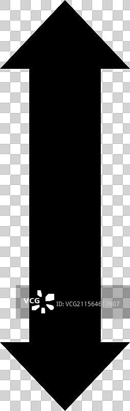 双头箭头垂直图标图片素材