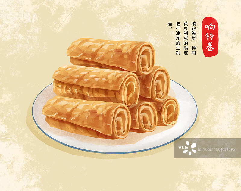 炸腐竹图片素材
