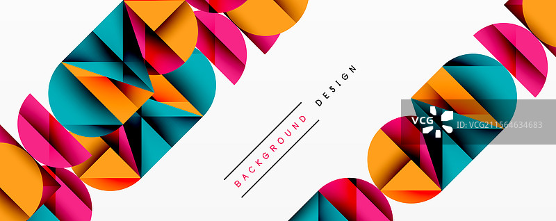 交错的抽象几何图案图片素材