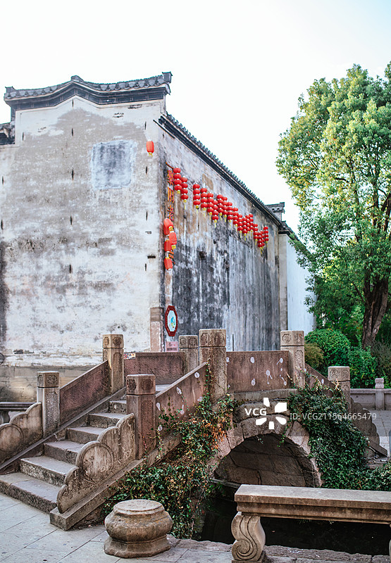 安徽省黄山市屯溪区黎阳in巷老街风光图片素材