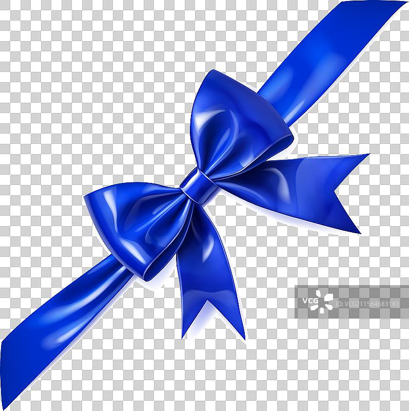 美丽的大闪亮蝴蝶结与斜纹丝带图片素材