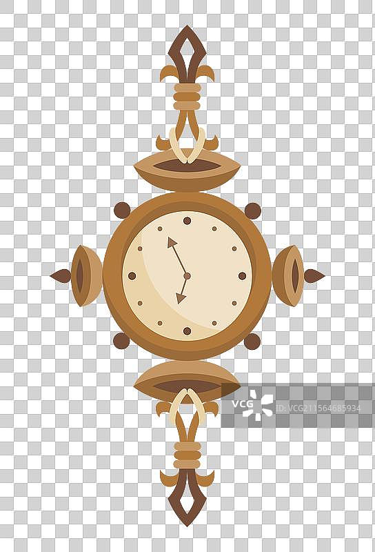 圆形时钟图标，时间管理社交图片素材