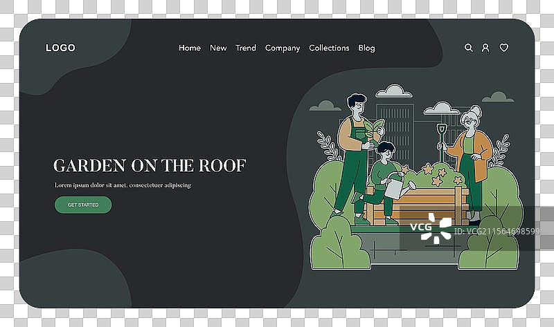 生态生活扁平设计图片素材