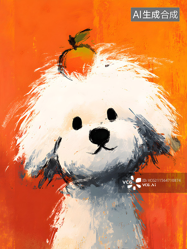 【AI数字艺术】潦草 小狗图片素材