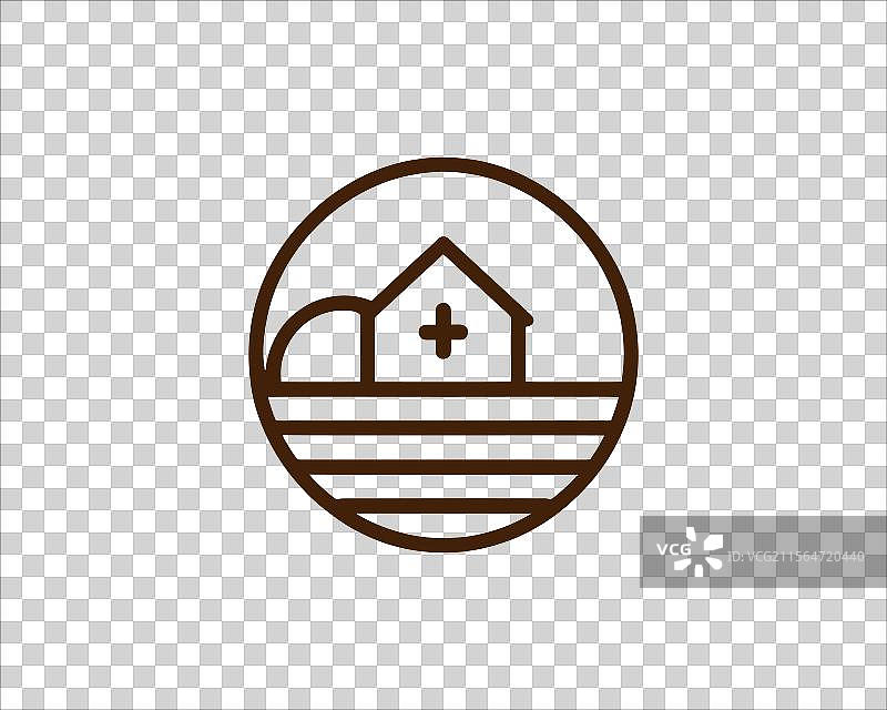 房屋或房地产图标logo设计模板图片素材