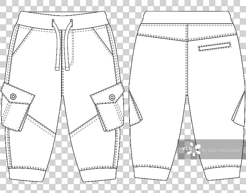 男孩婴儿工装裤图片素材