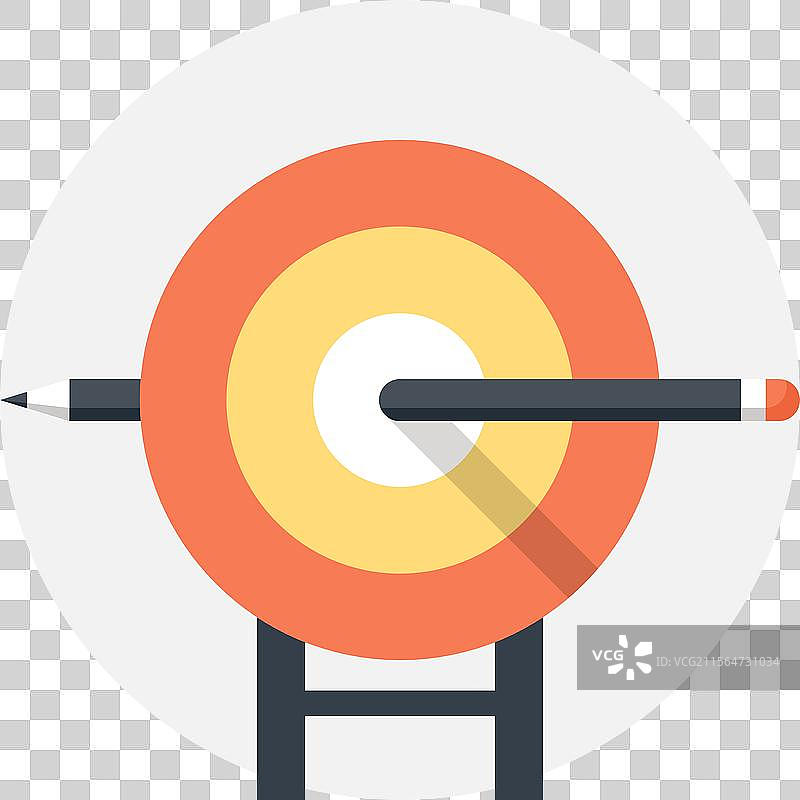 目标扁平网页图标图片素材