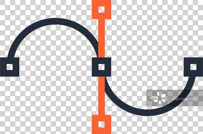 贝塞尔曲线图片素材