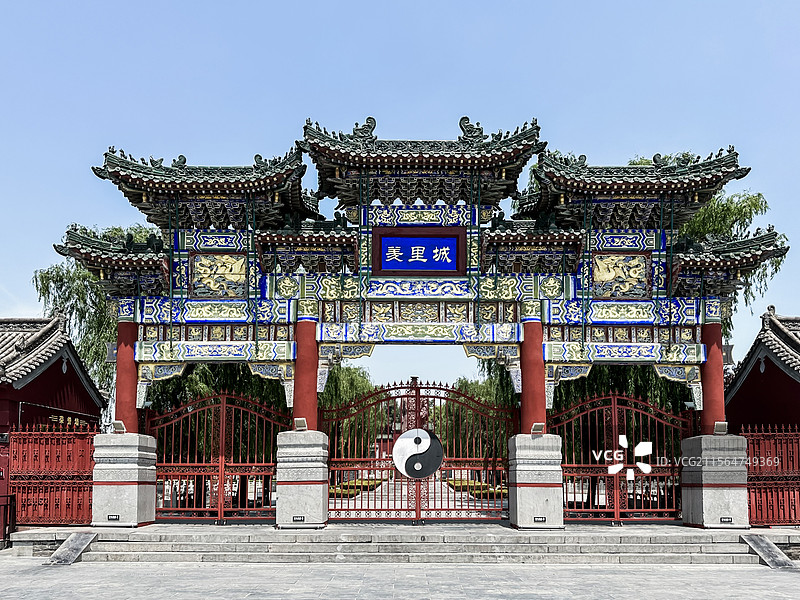 河南省羑里城遗址景观图片素材