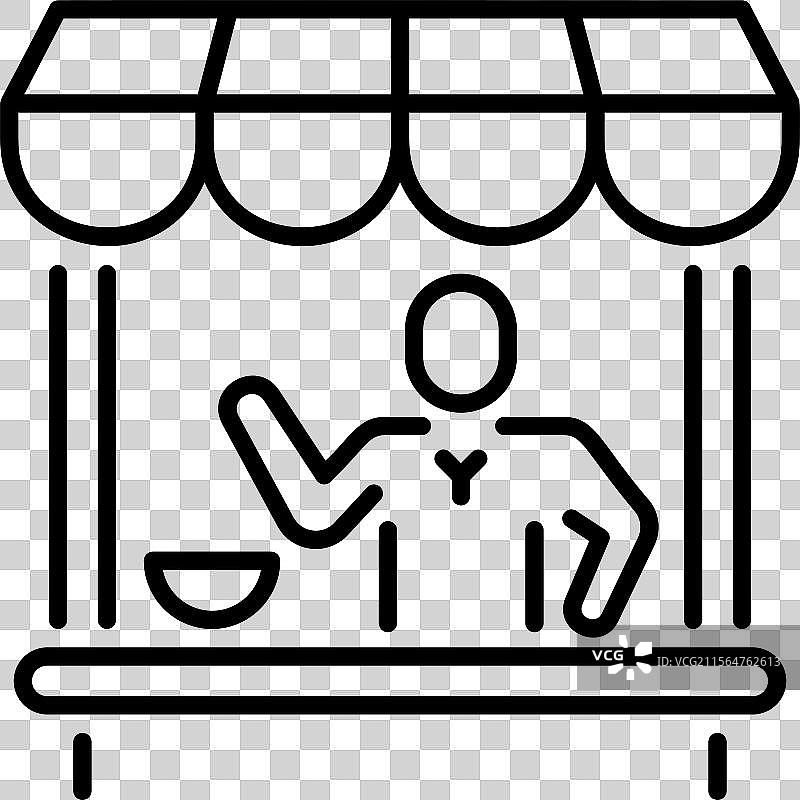 食品摊位图片素材