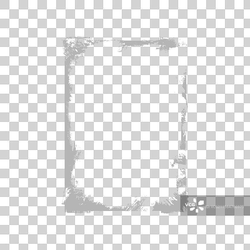 破旧凌乱的灰色边框图片素材