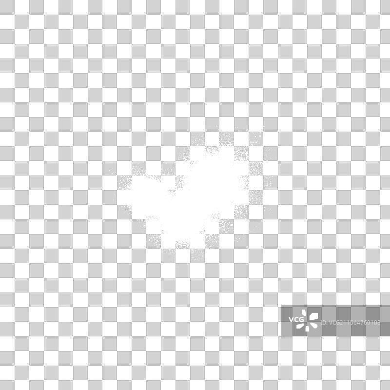 白色喷漆滴落形成圆形图案图片素材